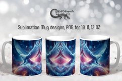 Mystic eagle | fantasy Mug Sublimation design PLUS5 Product Image 1