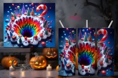 3d Christmas landscape | Skinny Tumbler Sublimation PLUS5 Product Image 1