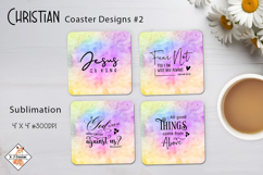 Christian Coaster #2 Designs Sublimation Product Image 1