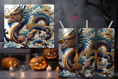 Chinese dragon | Retro Skinny tumbler sublimation design PL Product Image 1