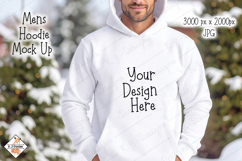 Christmas Mens Hoodie mock up jpg Product Image 1