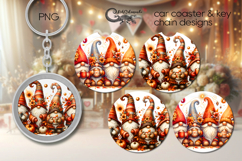 Autumn gnome | Fall Car coaster &amp; key chain designs, PL Product Image 1