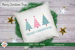Merry Christmas Trees SVG | Cutting File Product Image 1