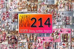 GNOME SUPER BUNDLE 2025 | 214 Skinny Tumbler designs Product Image 1