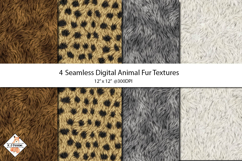 Seamless Animal Fur Textures | Backgrounds Product Image 1