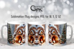 Christmas gnome | Xmas Mug sublimation design PLUS Product Image 1