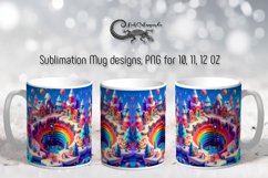 3d Christmas landscape | Mug sublimation design PLUS6 Product Image 1