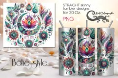 Boho style Inscription| Hippie Straight Skinny Tumbler PLUS6 Product Image 1