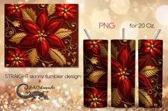 Embroidery | quadro skinny tumbler Sublimation design PLUS6 Product Image 1
