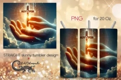 Faith | Christian Skinny tumbler sublimation design PLUS6 Product Image 1