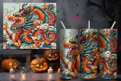 Chinese dragon | Retro Skinny tumbler sublimation design PL6 Product Image 1