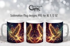 Mystic eagle | fantasy Mug Sublimation design PLUS6 Product Image 1