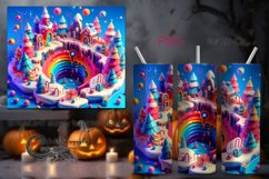 3d Christmas landscape | Skinny Tumbler Sublimation PLUS6 Product Image 1