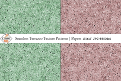 Seamless Terrazzo Paper Textures | Backgrounds Product Image 1