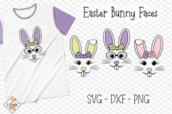 Easter Bunny Faces SVG | Kids Designs Product Image 1