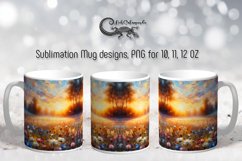 Impressionism landscape | summer Mug Sublimation design PLUS Product Image 1