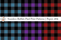Seamless Buffalo Plaid Patterns SVG Product Image 1
