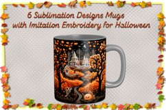 Mug Halloween Scene I 6 Sublimation Mug Designs , JPG Product Image 1