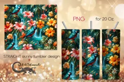 Shining tropical | 8 Skinny Tumbler Sublimation design PLUS Product Image 1
