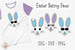 Easter Bunny Faces SVG | Kids Designs Product Image 1
