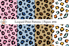 Seamless Leopard Print Patterns SVG Product Image 1