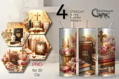 Hole Bible | Christian Faith Skinny tumbler sublimation PLUS Product Image 1