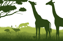 Vector 6 Seamless African Savannah Safari Patterns Bundle Product Image 4