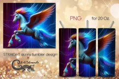 Pegasus | fantasy skinny tumbler Sublimation design PLUS7 Product Image 1