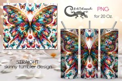 Magic Butterfly | skinny tumbler Sublimation design PLUS7 Product Image 1