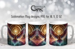 Mystic eagle | fantasy Mug Sublimation design PLUS7 Product Image 1