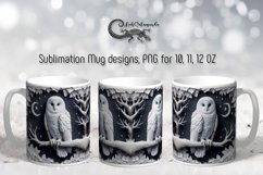 3d style owl | Fantasy Sublimation Mug design PLUS7 Product Image 1