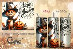 Happy Halloween | funny Skinny tumbler sublimation design P7 Product Image 1