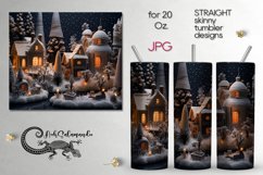 Knitted Christmas | Xmas Sublimation tumbler design PLUS7 Product Image 1