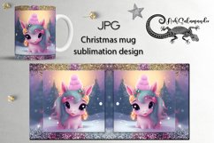 Christmas &amp; New year Unicorn | Sublimation Mug design PLUS7 Product Image 1