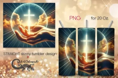 Faith | Christian Skinny tumbler sublimation design PLUS7 Product Image 1
