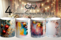 Christmas flatlay | 4 vintage Sublimation Mug design PL Product Image 1