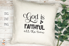 God Is Faithful SVG | Christian Designs Product Image 1