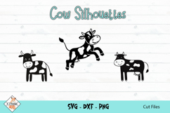 Cow Silhouettes SVG Product Image 1