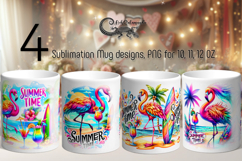 Beach, summer time | 4 Sublimation Mug designs PL Product Image 1