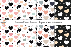 Seamless Hearts Patterns | Papers Product Image 1