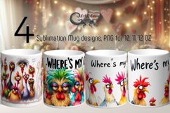 Morning animals | Cartoon Mug sublimation design PLUS Product Image 1