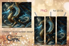 Chinese dragon | mystic Skinny tumbler sublimation design P8 Product Image 1