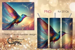 Fantasy Hummingbird | skinny tumbler Sublimation design PL8 Product Image 1