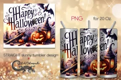 Happy Halloween | funny Skinny tumbler sublimation design P8 Product Image 1