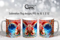 3d Christmas landscape | Mug sublimation design PLUS8 Product Image 1