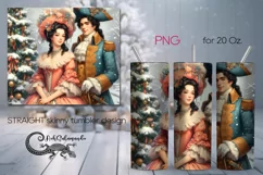 Retro Christmas | Xmas Skinny Tumbler Sublimation Design PL8 Product Image 1