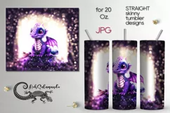 Baby dragon | Kids New year Sublimation tumbler design PLUS8 Product Image 1