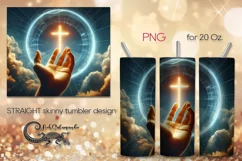 Faith | Christian Skinny tumbler sublimation design PLUS8 Product Image 1