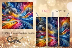 Abstract design | surrealism Straight Skinny Tumbler PLUS8 Product Image 1