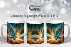 Mystic eagle | fantasy Mug Sublimation design PLUS8 Product Image 1